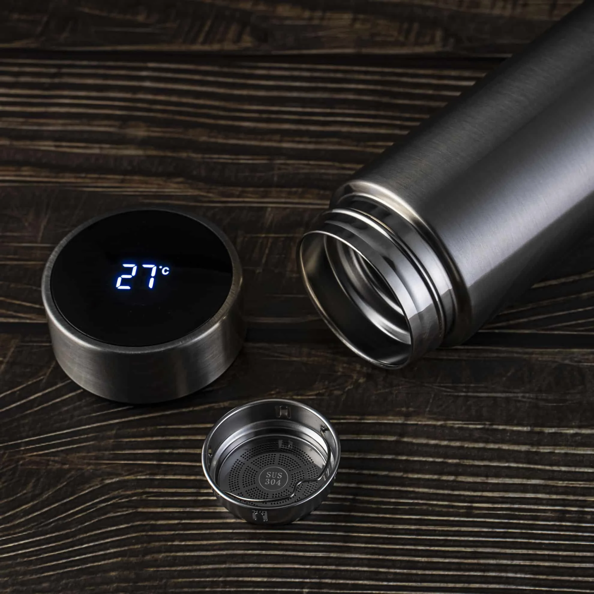 AVEX – Recipient Termos SMART CUP LED, 500ml, cu afisaj temperatura
