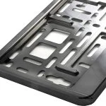 Suport numar inmatriculare din plastic, calitate Premium, culoare GRAFIT
