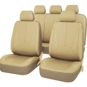 AVEX – Set 11 huse scaun auto Universale din piele ecologica Bej, AG338F