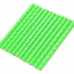 Set 12 ornamente din material reflectorizant pentru spite bicicleta, culoare verde