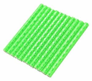 AVEX – Set 12 ornamente din material reflectorizant pentru spite bicicleta, culoare verde