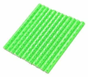 AVEX – Set 12 ornamente din material reflectorizant pentru spite bicicleta, culoare verde