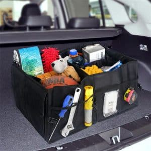 AVEX – Organizator portbagaj auto cu 9 buzunare, 55 x 38 x 26cm, culoare neagra