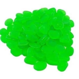 AVEX – Set 100 pietre decorative fluorescente, culoare Verde, AVX AG653B