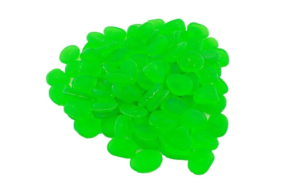 AVEX – Set 100 pietre decorative fluorescente, culoare Verde, AVX AG653B