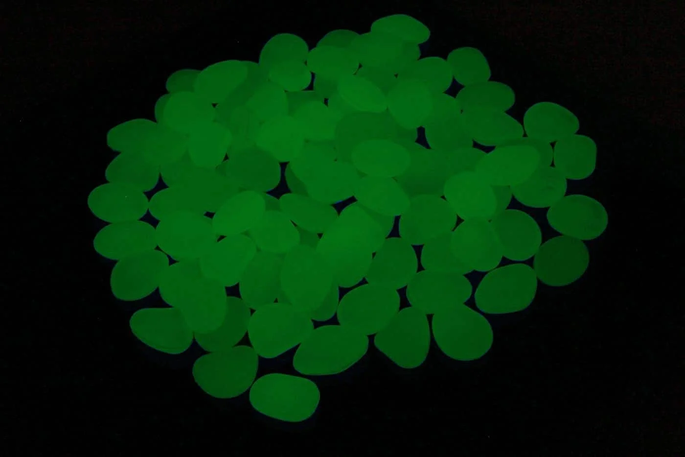 AVEX – Set 100 pietre decorative fluorescente, culoare Verde, AVX AG653B