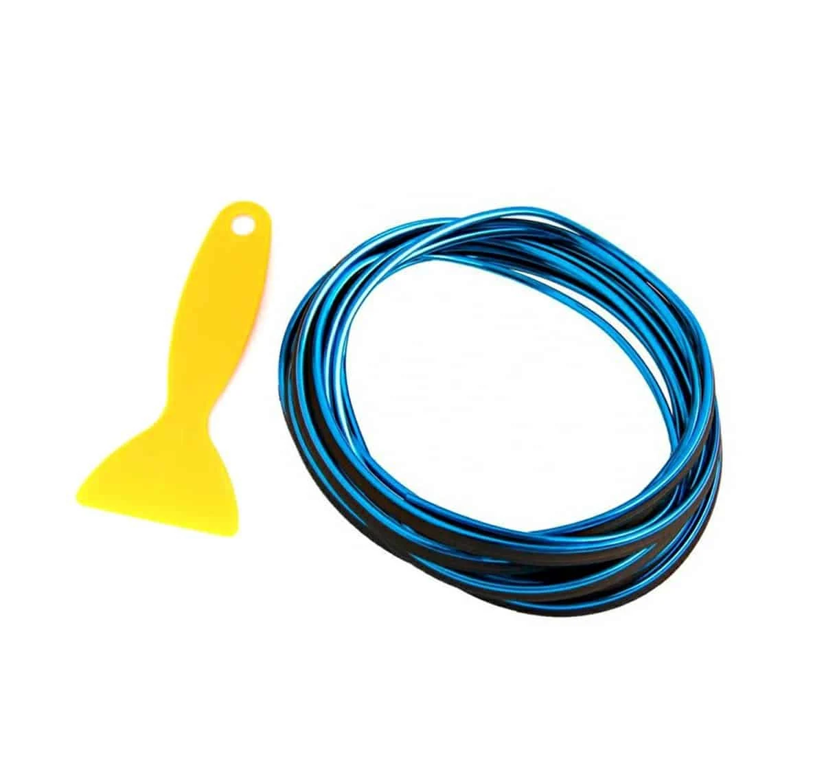 AVEX – Banda decor interior crom TUNING, 5m, ALBASTRU