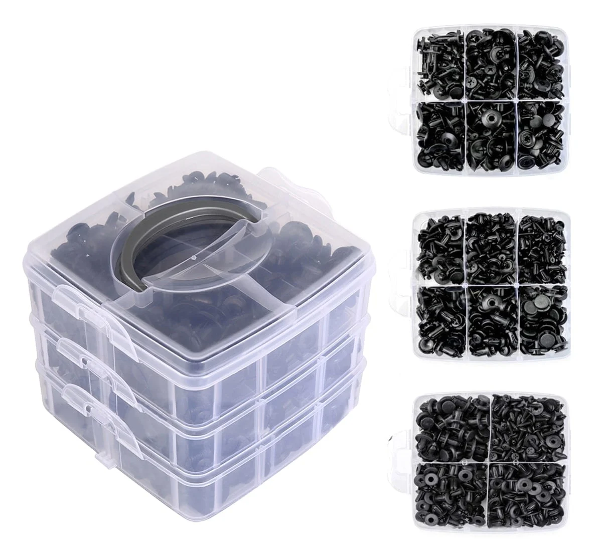 AVEX – Set 625 clipsuri auto universale pentru montaj cu extractor inclus