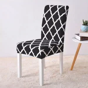 AVEX – Husa universala pentru scaune clasice, model ROMB, culoare NEGRU + ALB