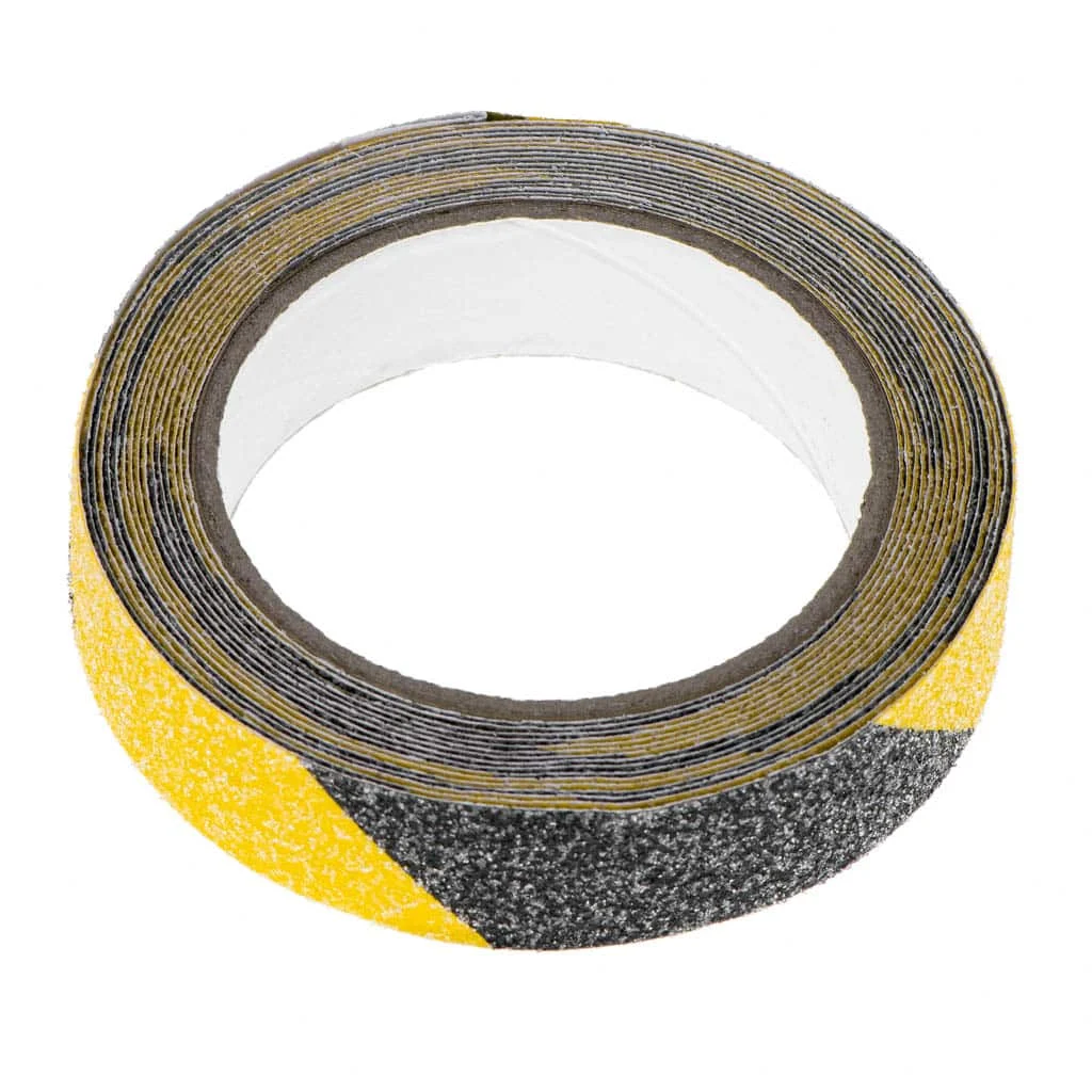 AVEX – Banda de protectie Anti Alunecare, autoadeziva, culoare Negru Galben, dimensiune 5m x 2,5cm