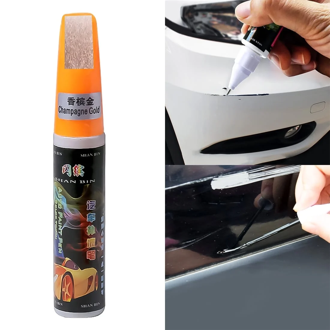 AVEX – Corector zgarieturi vopsea auto, cantitate 12ml, culoare Auriu