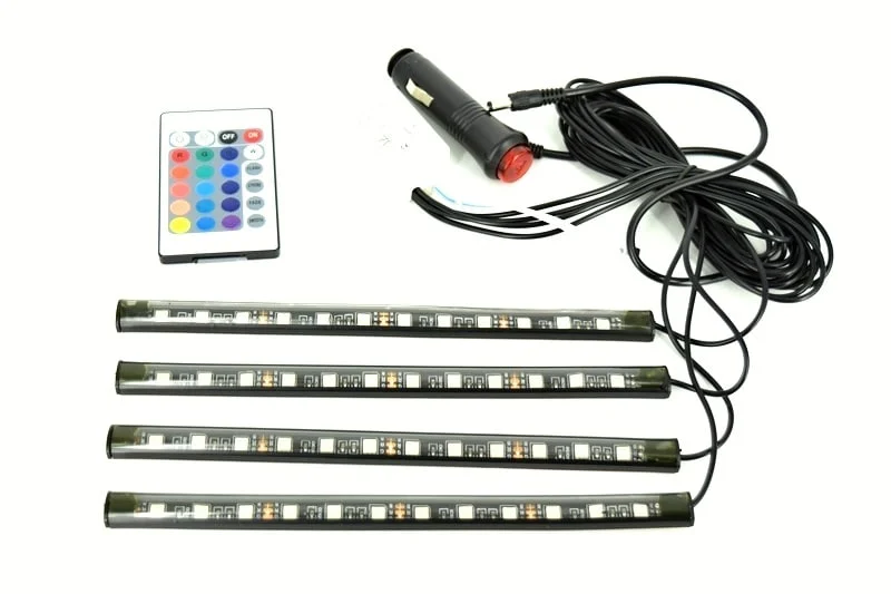 AVEX – Lumini UnderCar LED RGB pentru interior sau exterior cu telecomanda 22cm