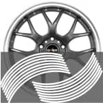 Set 16 inele din autocolant pentru jante culoare Alb Lucios