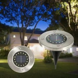 AVEX – Lampa Solara estetica exterioara de gradina, cu 16 LED uri, cu suport scurt