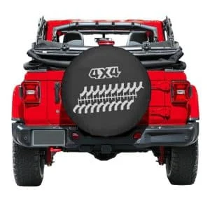 AVEX – Husa roata de rezerva din "imitatie piele" neagra, pentru autovehicule de teren, marime 15"