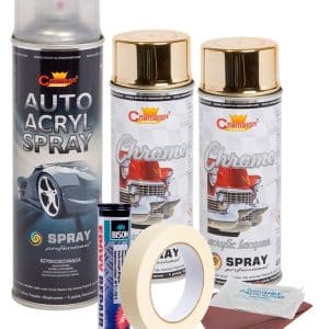 AVEX – Kit complet reparatie si vopsire jante culoare Auriu Metalic, V2