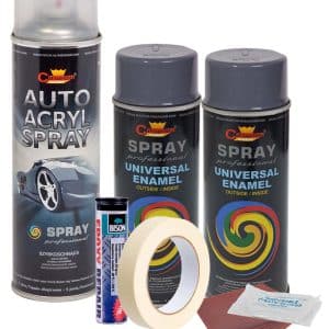 AVEX – Kit complet reparatie si vopsire jante culoare Gri Inchis, V2