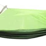 Hamac de Camping Dublu (2 persoane), 200 x 100 cm + Plasa de tantari, culoare Verde