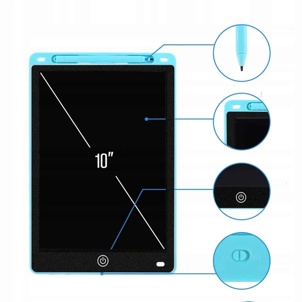 AVEX – Tableta grafica de 10" pentru copii, culoare Albastra, AVX WT RYMT 8.502 BLUE