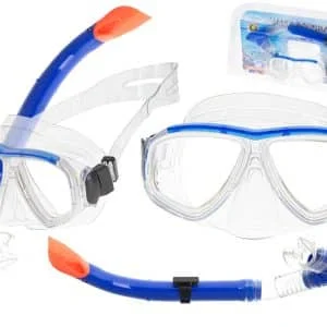 AVEX – Set Masca + Snorkel pentru inot si scufundari, pentru adulti si adolescenti, dimensiune universala, reglabila