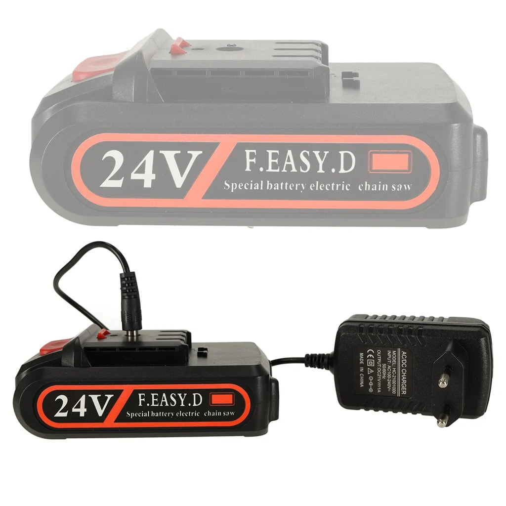 AVEX – Mini ferastrau electric cu lant, baterie de 24V si valiza de transport