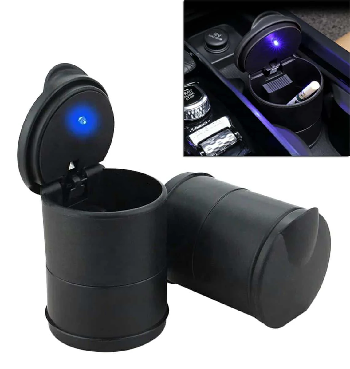 AVEX – Scrumiera auto suplimentara cu iluminare LED PLS38