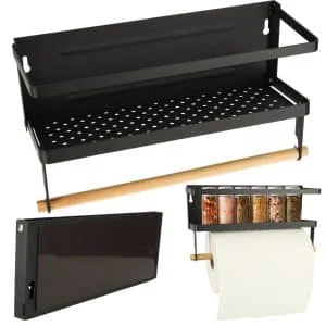 AVEX – Raft magnetic de frigider 2in1, pentru condimente si prosop de bucatarie