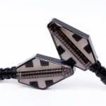 Set 2 lampi Semnalizare Moto, model CROSS, cu 2 functii, pozitie si semnalizare, tensiune 12V