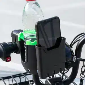AVEX – Suport 2 IN 1 pentru telefon si sticla de apa, montaj pe motocicleta, bicicleta, scuter, trotineta, carucior bebelus