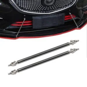 AVEX – Set 2 Tije din Aluminiu reglabile pentru Consolidare Spoiler, lungime 15cm, IMITATIE CARBON