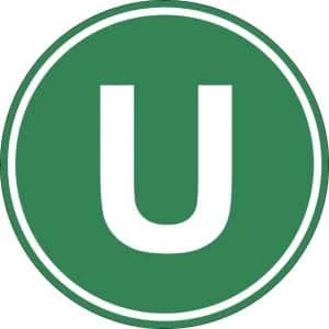 AVEX – Eticheta, Autocolant Litera U, Autocolant Camion Litera U, Diamentru 22 cm
