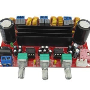 AVEX – Kit amplificator 2.1, Clasa D, putere 2 x 50W + 100W, TPA3116D2