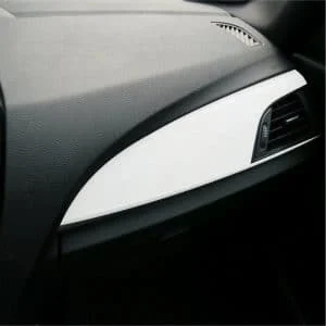 AVEX – Folie Auto Colantare Trimuri, Model Piele Alba, 100 x 45cm