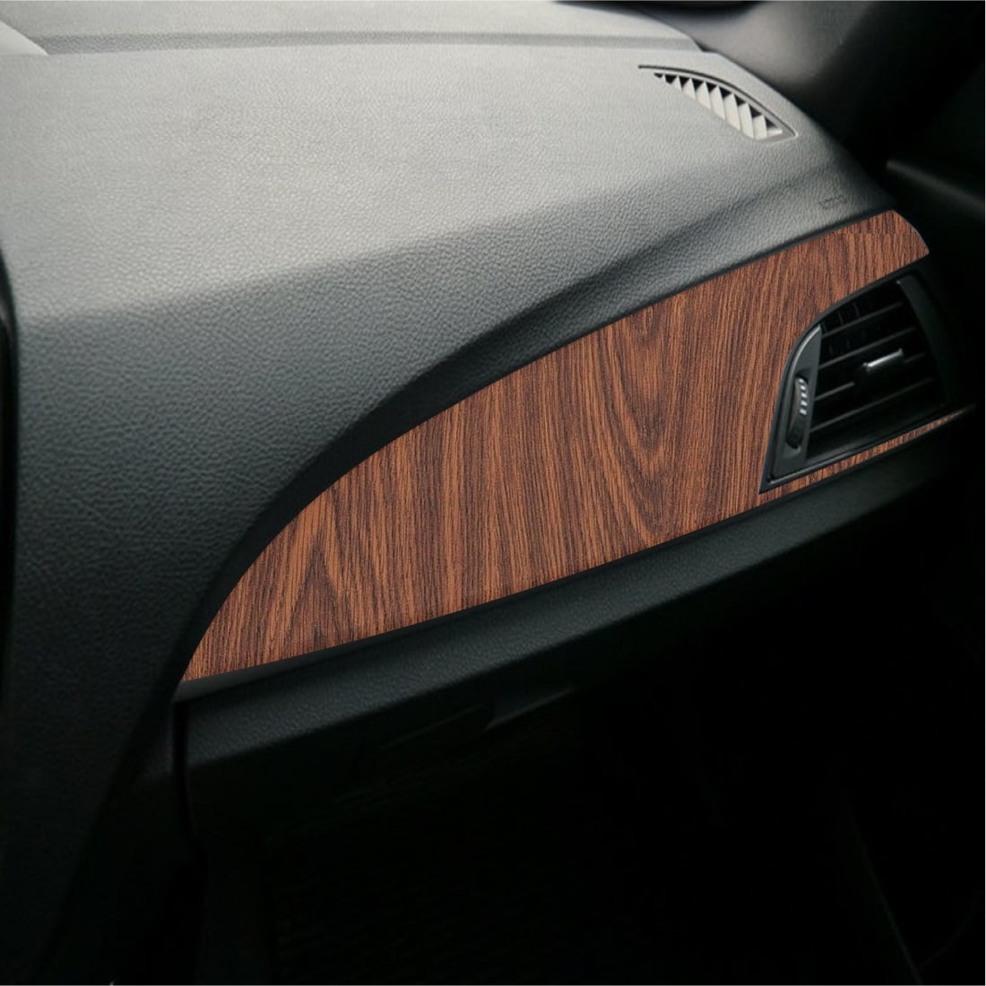AVEX – Folie Auto Colantare Trimuri, Model Stejar Inchis Rustic, 100 x 45cm