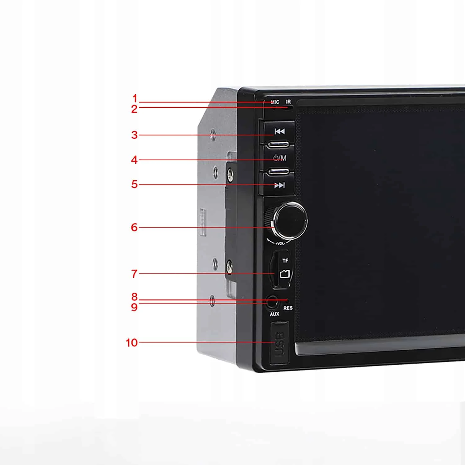 AVEX – Player Video Auto, dimensiune 2DIN, TouchScreen de 7 inch, 4 x 50W, model WDS 30 cu Bluetooth, Handsfree, Radio, MP3, WMA, MP4…