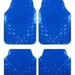 Covorase Auto Universale, model Diamond, culoare Crom Albastru