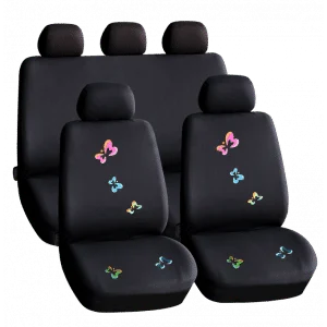 AVEX – Set huse scaun auto ieftine, Universale 9 piese, model BUTTERFLY