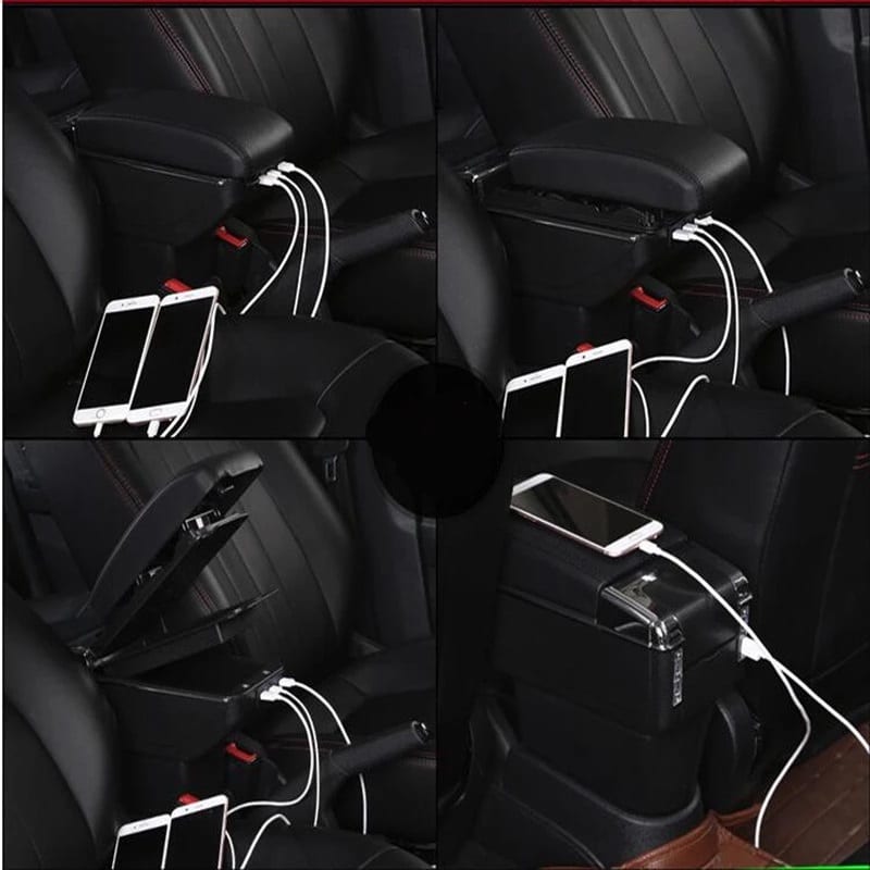 AVEX – Cotiera auto Universala cu USB, iluminata LED