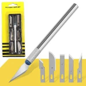 AVEX – Set 6 buc. cutter + diverse lame de schimb pentru folie autocolant, AVX AG607A