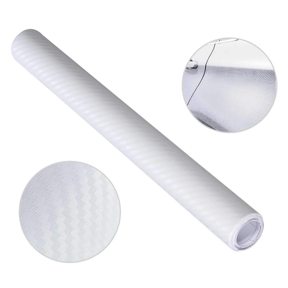 AVEX – Folie colantare auto Carbon 3D Alb (3m x 1,27m)