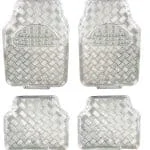 Covorase Auto Universale, model Diamond, culoare Crom Argintiu