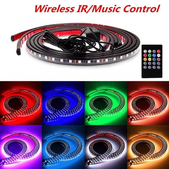 AVEX – Lumini UnderCar LED RGB pentru interior sau exterior cu telecomanda 22cm