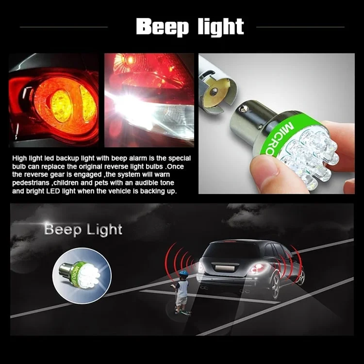 AVEX – Sirena de mers inapoi cu bec LED 12V, BA15S