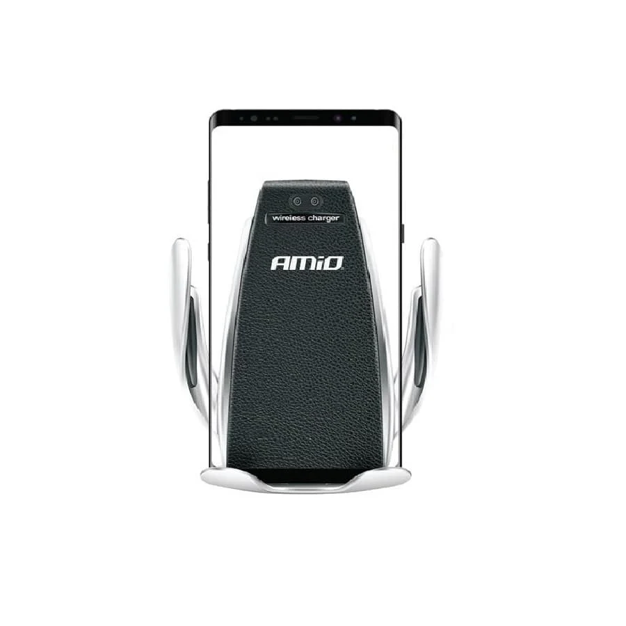 AMIO – Suport auto inteligent pentru telefon cu incarcare wireless PHW 01
