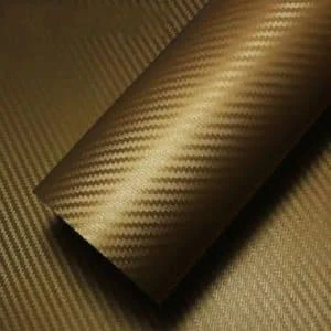 AVEX – Folie colantare auto Carbon 3D Gold (3m x 1,27m)