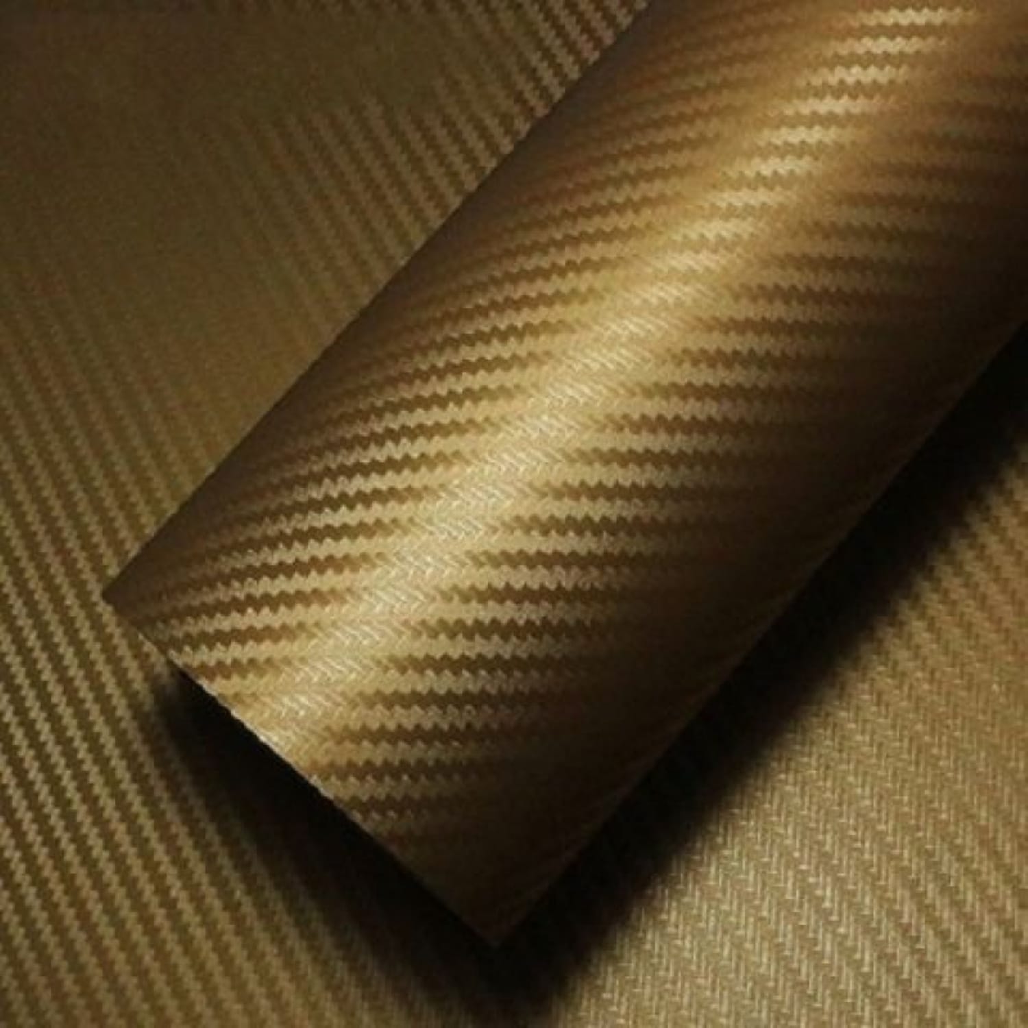 AVEX – Folie colantare auto Carbon 3D Gold (3m x 1,27m)