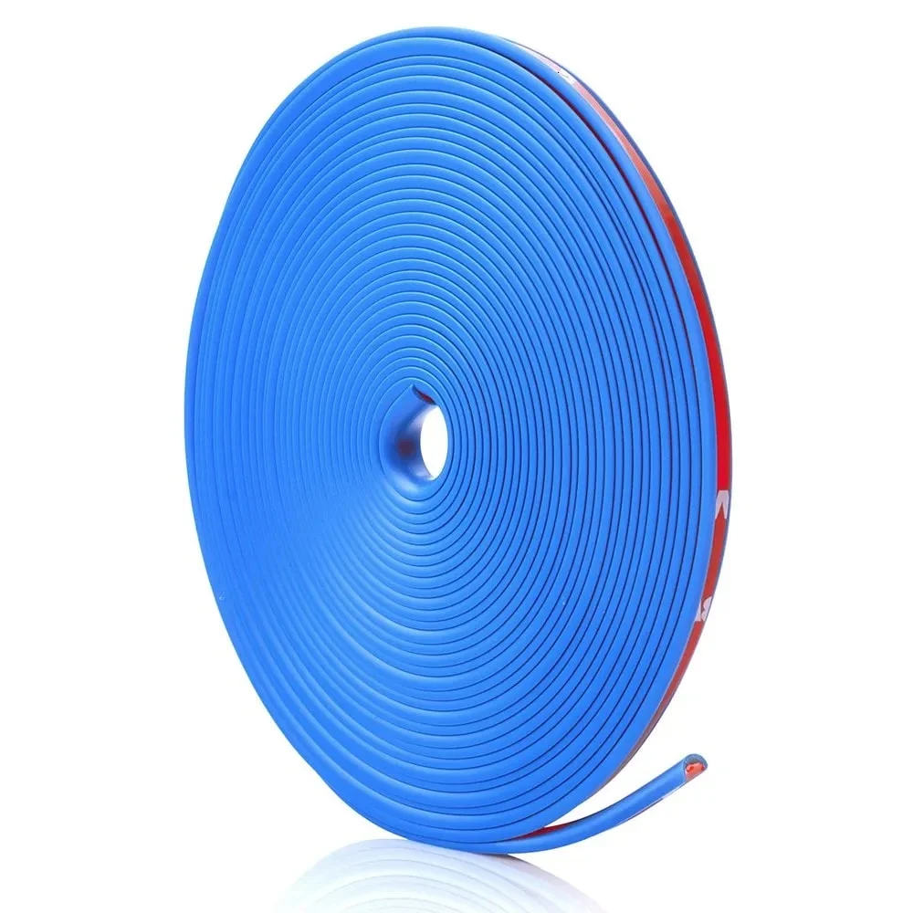 AVEX – Inele de protectie si decor jante, adezive, din plastic flexibil ALBASTRU