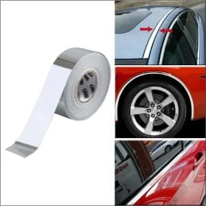 AVEX – Rola folie crom pentru colantare bandouri sau ornamente auto 150 x 4cm