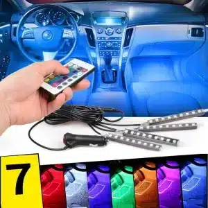 AVEX – Lumini UnderCar LED RGB pentru interior sau exterior cu telecomanda 22cm