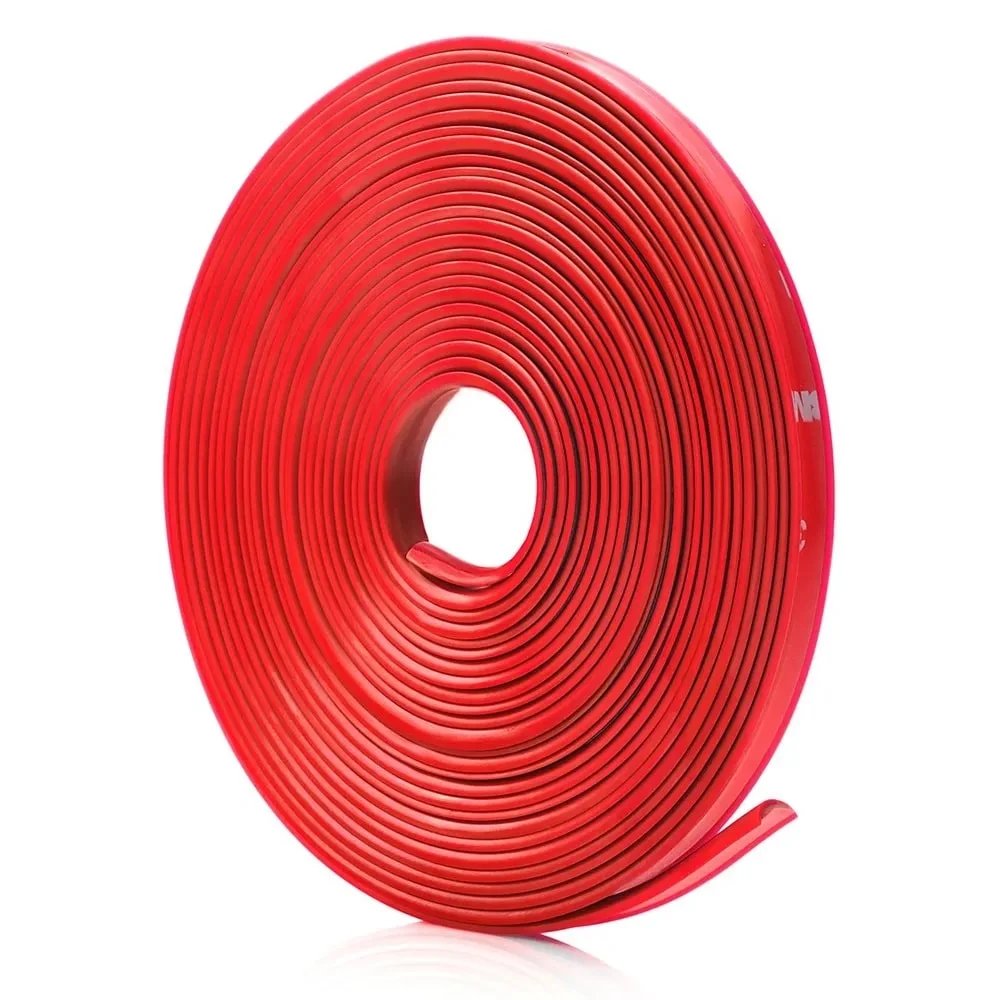 AVEX – Inele de protectie si decor jante, adezive, din plastic flexibil ROSU